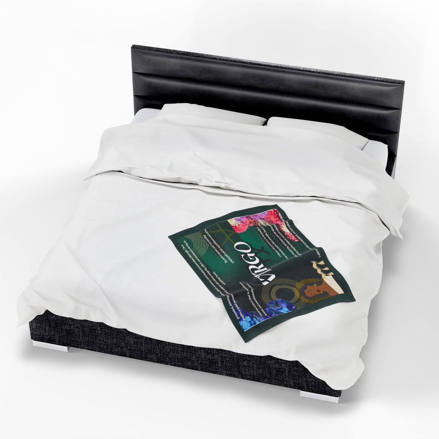 Virgo Zodiac Velveteen Plush Blanket - Cozy Astrological Throw for Relaxation