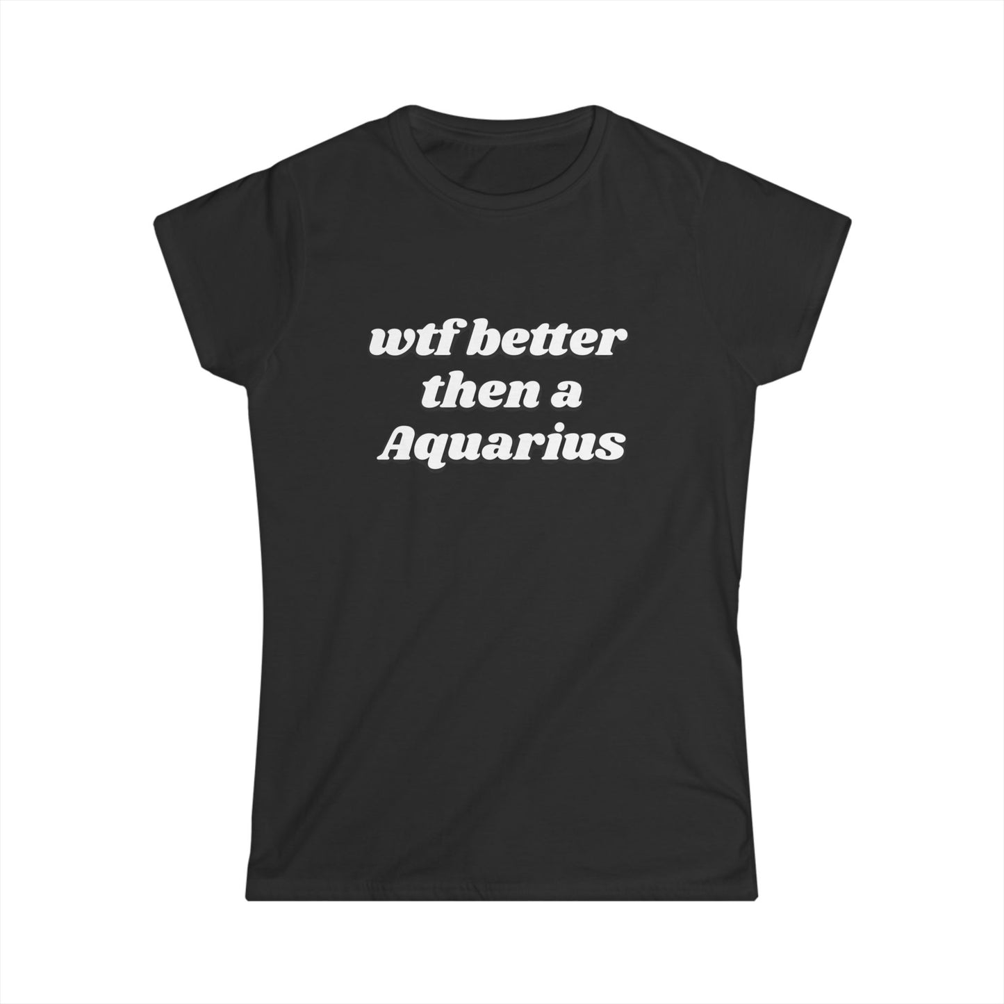 Funny Women's Aquarius Graphic Tee, Astrology T-Shirt