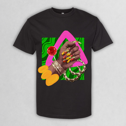 90s Nail Art Graphic Tee