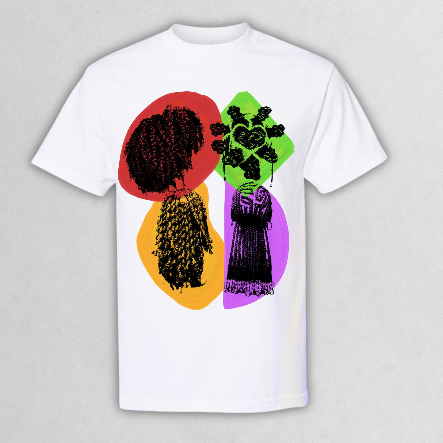 Natural Hair Art Statement Graphic T-Shirt