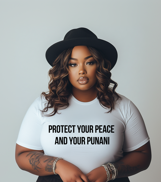 Unisex Softstyle T-Shirt - Protect your Peace and Punani Statement Tee