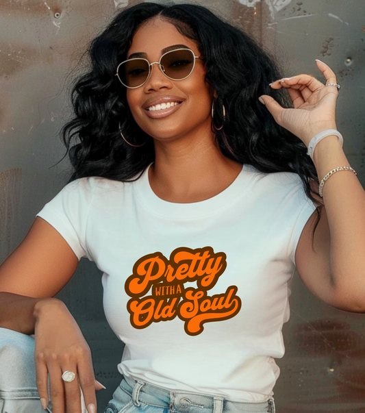 Pretty With a Old Soul Women's Softstyle Tee