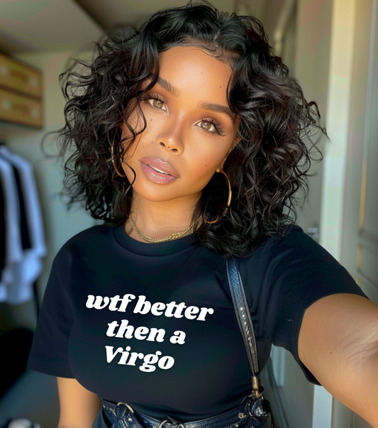 Witty Women's Virgo Graphic Tee, Astrology T-Shirt