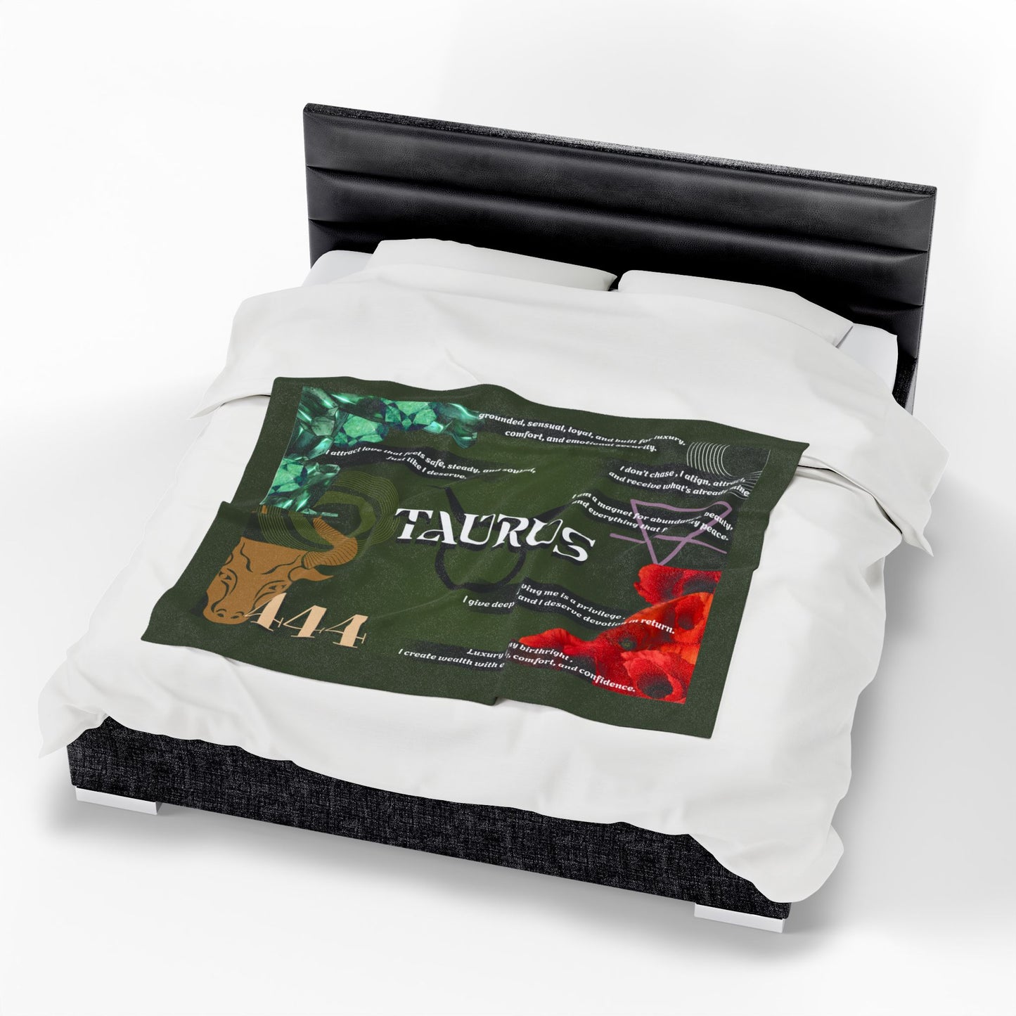 Taurus Velveteen Plush Blanket - Zodiac-Inspired Cozy Home Decor
