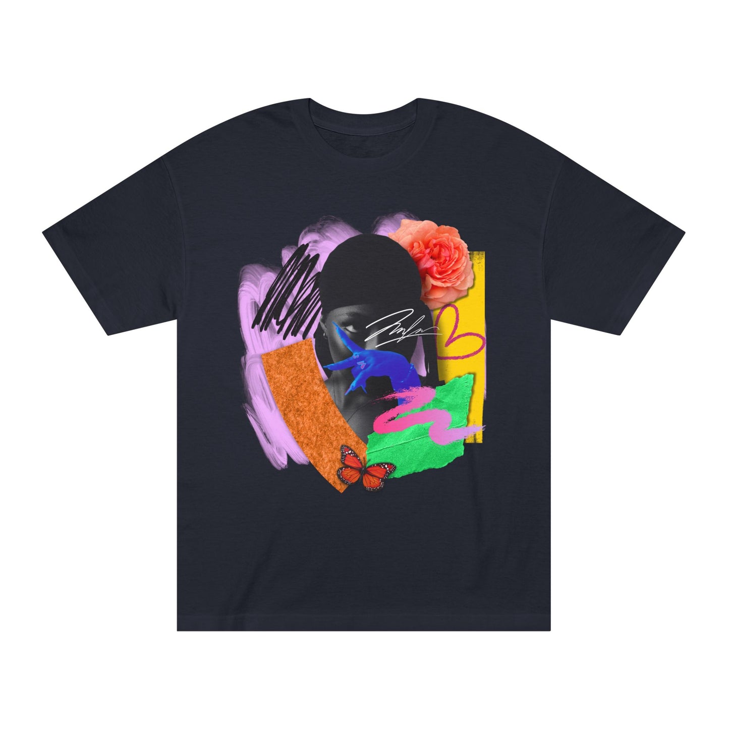 Vibrant Unisex Classic Tee with Artistic Graphic Design, Casual Wear, Street Style, Gift for Art Lovers, Unique Summer Shirt