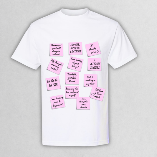 Affirmation Notes Tee
