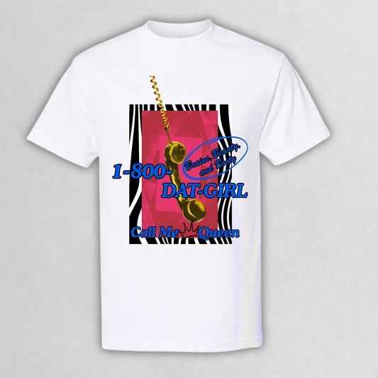 Retro '1-800 DAT GIRL' Graphic Tee