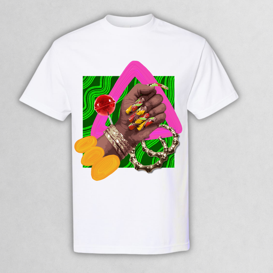 90s Nail Art Graphic Tee
