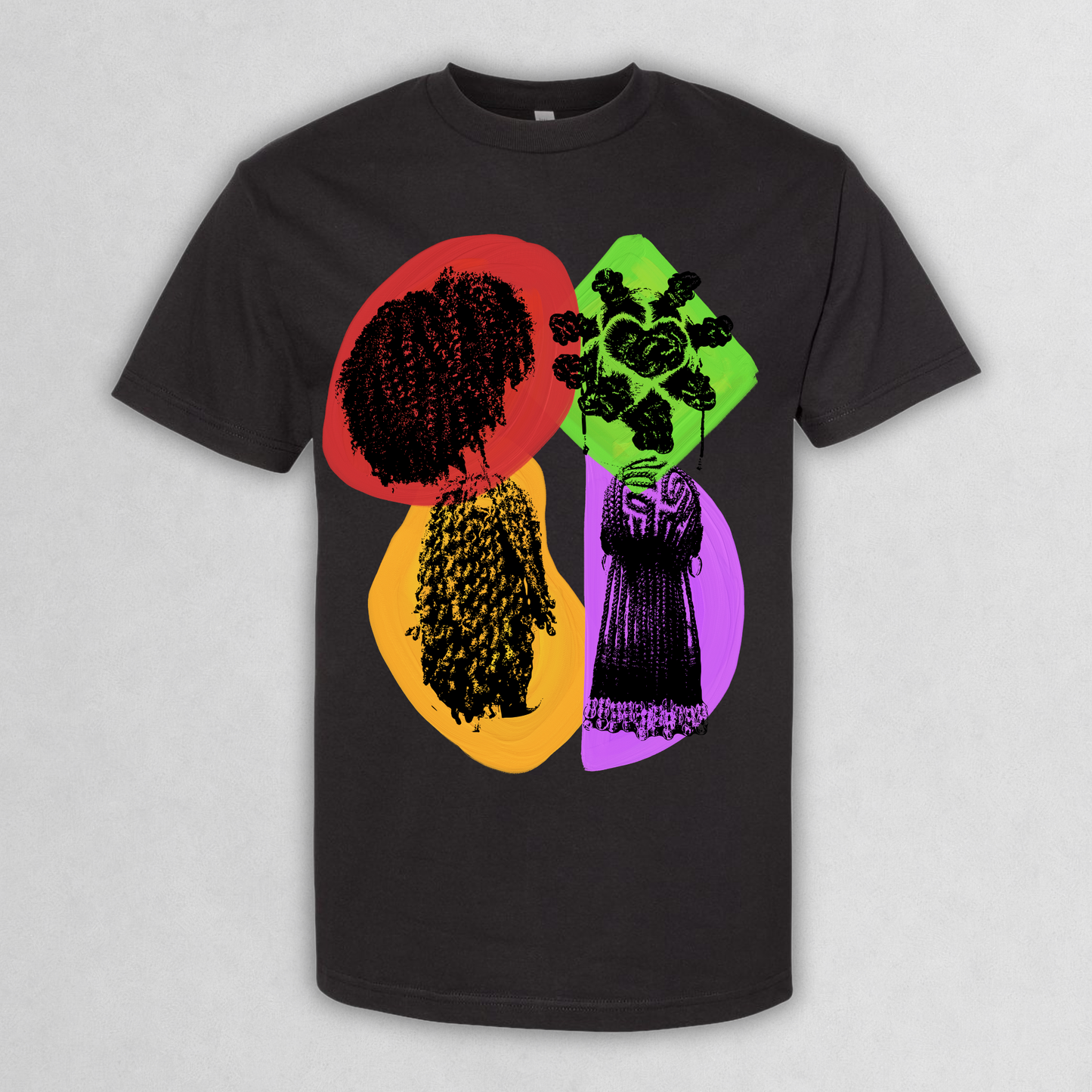 Natural Hair Art Statement Graphic T-Shirt