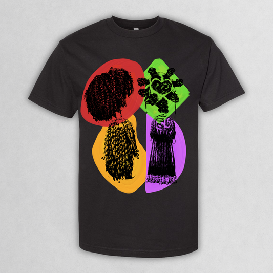 Natural Hair Art Statement Graphic T-Shirt