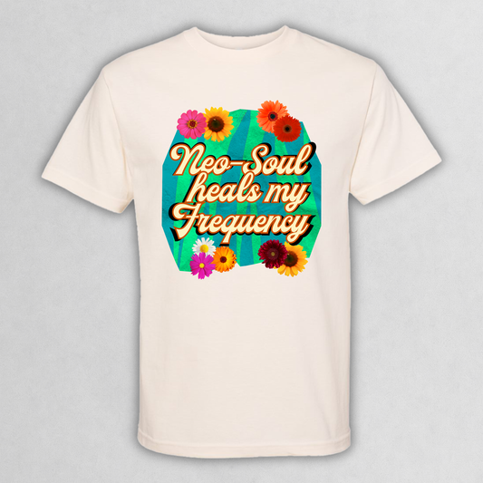 Neo-Soul Heals My Frequency Tee